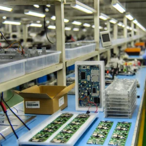 Image de la maintenance de machines industrielles par des techniciens