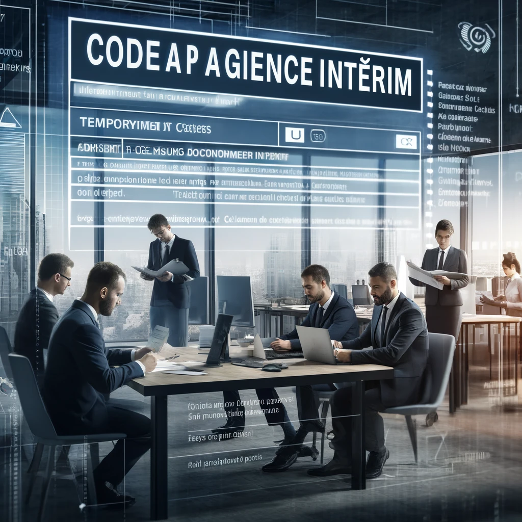 code APE agence intérim