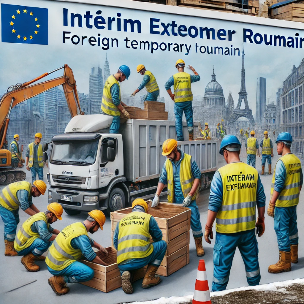 intérim étranger roumains