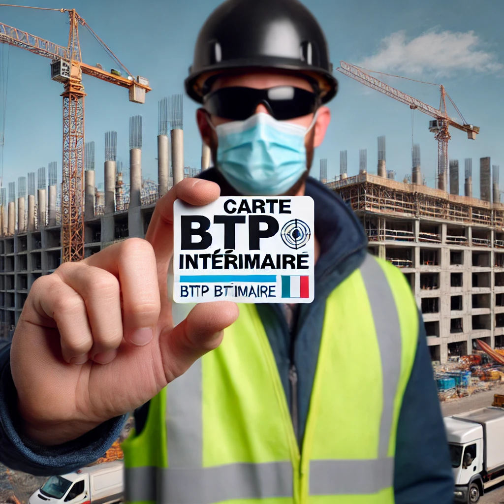 carte BTP intérimaire